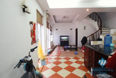 Quiet house for rent in To Ngoc Van Street, Tay Ho, Hanoi